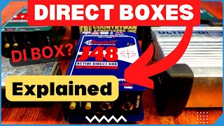 DI Box  What is it and how to use it Direct Box 101  Passive or Active Which should you use [upl. by Parette]