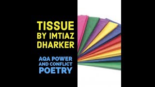 Analysing Tissue by Imtiaz Dharker [upl. by Ellened]