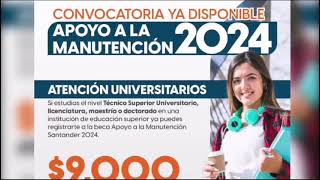 Invita la UAT a sus estudiantes a participar en la convocatoria Becas Santander [upl. by Ellita]