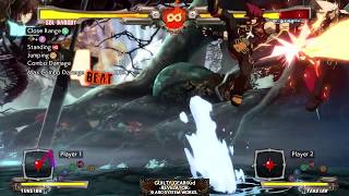 Guilty Gear Xrd Rev2  dustloop corner combo on Sol optimized amp meterless [upl. by O'Toole]