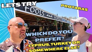 Only FOOLS and HORSES bar in Protaras Cyprus amp Holiday Debate [upl. by Htevi]