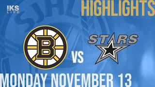 Estevan Bruins vs Battlefords North Stars Nov 13th [upl. by Jopa]