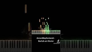 AnnenMayKantereit Barfuß am Klavier music pianotutorial cover piano pianocover [upl. by Johm7]