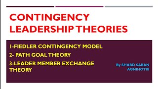 MBA 101 Leadership Fiedlers Contingency Theory [upl. by Ocisnarf]