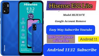 Hisense E32 Lite Frp BypassEasy WayNew Security Subscribe YouTube Channel… [upl. by Nesta]