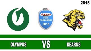 4A Boys Basketball Olympus vs Kearns High School UHSAA 2015 State Tournament Semifinals [upl. by Libbna92]