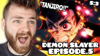 THIS WAS INSANE  DEMON SLAYER  EPISODE 5  SEASON 3  New Anime Fan  REACTION [upl. by Nitsraek]