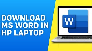 How to Download MS Word in HP Laptop 2024 [upl. by Hnah]