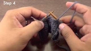 How to Knit the Slip Slip Purl Through the Back Loop Decrease  SSP TBL English Style [upl. by Annahsed884]