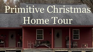 Tour this Darling Primitive Alabama Home all decorated for Christmas with Antiques [upl. by Solberg390]