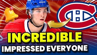 🟢CHECK IT OUT NOW GOT THE FANS EXCITED  MONTREAL CANADIENS NEWS [upl. by Akinaj]