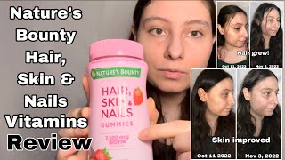 NATURE’S BOUNTY ADVANCED HAIR SKIN amp NAILS REVIEW [upl. by Triny]