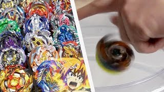 ULTIMATE HAND SPINNING Geist Fafnir VS ALL ChoZTurbo Beyblades  Beyblade Burst [upl. by Tuck81]