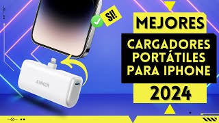 ✅ Mejores CARGADORES PORTÁTILES para iPhone 🔥 TOP 5 2024 NO COMPRES sin ver esto [upl. by Ruby]