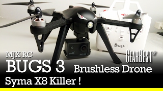 MJX RC Bugs 3  il miglior drone brushless economico [upl. by Almap]