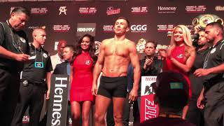 GGG vs Canelo 2 Dramatic Weigh In Both Look In Top Shape Ready To Erupt In Ring [upl. by Aital167]