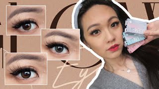 Olens Eyelighter Glowy Review BrownAsh GrayBlack Comparisons w Cherry Moon amp Secretive Kristin [upl. by Cirtemed]