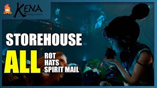 Kena Storehouse Walkthrough  Kena Storehouse All Collectibles Guide  Kena Bridge of Spirits PS5 [upl. by Nelluc481]