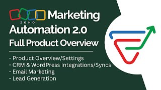 Zoho Marketing Automation 20 Full Product Tutorial [upl. by Vookles]