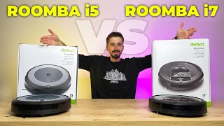 İZLEMEDEN ALMAYIN iRobot Roomba i5 vs Roomba i7 Karşılaştırma [upl. by Nerdna179]