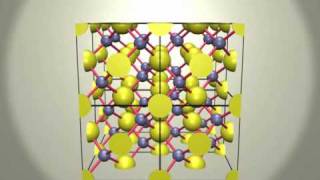 Zinc BlendeSphalerite Zinc Iron Sulfide Crystal Structure [upl. by Ynnep]