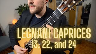 Legnani Caprices Nos 13 22 and 24 [upl. by Bridges]