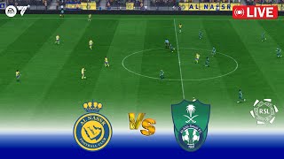 🔴LIVE  Al Nassr vs Al Ahli  Saudi Pro League 2425  Full Match Today  FC 24 Game Simulation [upl. by Koo]