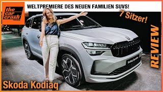 Skoda Kodiaq im Test 2024 Weltpremiere des NEUEN Familien SUV Review  7Sitzer  Sportline  RS [upl. by Llerat]