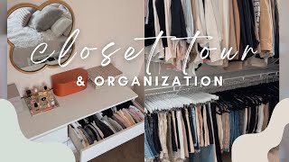 CLOSET TOUR 2024 Capsule Wardrobe amp Organization [upl. by Otina]