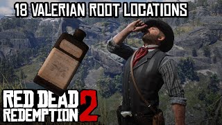 18 Valerian Root Locations Guide  Boost Your Dead Eye Experience in Red Dead Redemption 2 [upl. by Farrell261]