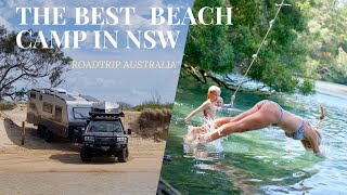 THE BEST BEACH CAMP IN NSW Pebbly Beach amp Station Creek  Roadtrip Australia  Offroad beach living [upl. by Yvaht]