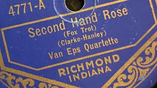 47 Second hand rose Clarke Henley Van Eps Quartette [upl. by Norby34]