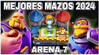 Los MEJORES MAZOS para la ARENA 7  ARENA REAL 2024 [upl. by Morten]