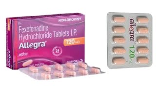 allegra 120 mg uses  price  composition  dose  side effects  precautions  in hindi [upl. by Yv160]