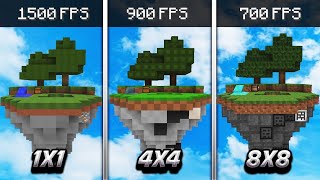 😱¡EL Nuevo CHALLENGE de TEXTURE PACK 1X1 VS 4X4 VS 8X8  EL RETO MAS DIFICL😠 [upl. by Llewxam]