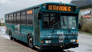 A ride on Kitsap Transit 2003 Gillig Phantom 737 [upl. by Ng379]