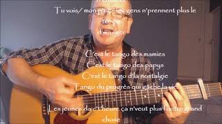 Chanson Fête des grand mères Le Tango des mamies Bruno Pia [upl. by Nywles932]