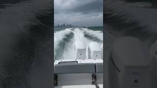 1800HP ON THE MIAMI SKYLINE boating [upl. by Ledniahs]