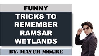 Tricks to remember Ramsar wetland ALL IN ONE [upl. by Diraf]