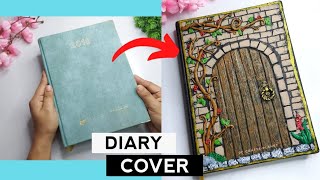 Decorate diary  notebook covers at home 😱  Diary decoration idea  art and craft ideas [upl. by Shiroma]