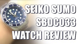 Seiko Sumo SBDC033 Review [upl. by Vadim]