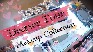 My Dresser tour♡Makeup Collection【ドレッサーampコスメamp収納紹介】 [upl. by Shetrit730]