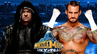 WWE Wrestlemania 29 The Undertaker vs Cm Punk Full match WWE 13 Prediction game [upl. by Marcile]