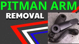 How to remove a stuck pitman arm [upl. by Heinrike133]