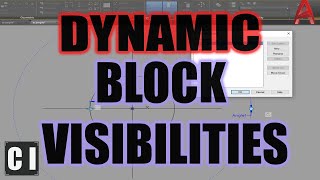 AutoCAD Create a Block with Visibility Parameters  More Dynamic Block Tips  2 Minute Tuesday [upl. by Bibbie749]