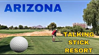 Arizona Golf  Talking Stick Resort in ScottsdalePhoenix [upl. by Neelloc]