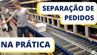 SEPARAÇÃO DE PEDIDOS na prática  LOGÍSTICA  Picking na prática [upl. by Netnert]