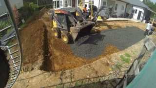 New Holland LS170 amp Volvo EC15B  Septic work [upl. by Bohner568]