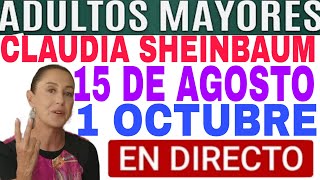 EN VIVO CUÁNDO CAE PAGO DOBLE CALENDARIO PAGO PENSIÓN BIENESTAR ADULTOS MAYORES 65 [upl. by Guntar]