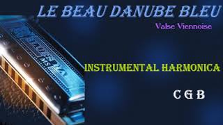 LE BEAU DANUBE BLEUInstrumental Hohner HarmonicaC G B [upl. by Carman]